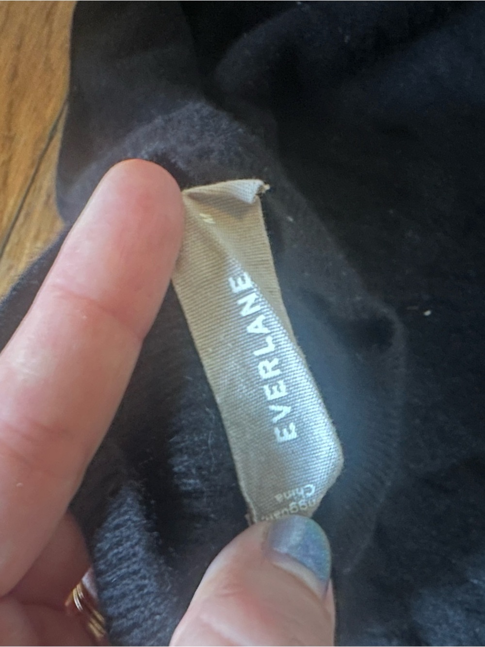 Everlane Black Mock Neck Sweater - Picture 4 of 5